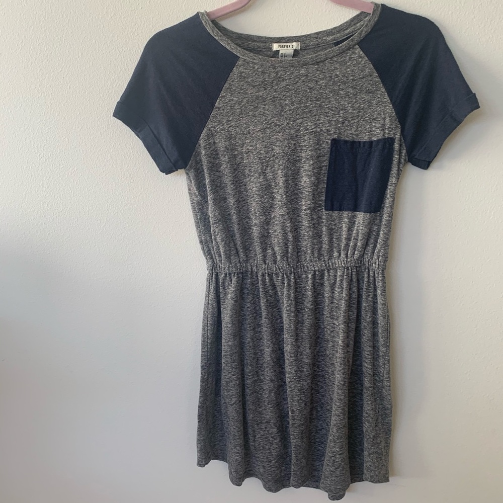 Forever 21 Grey T-shirt Dress